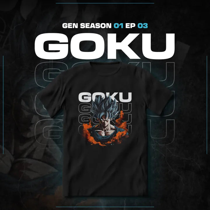 Goku Ultra Instinct Graphic T-Shirt β 100% Cotton | Dragon Ball Z Inspired - Kalla Safed