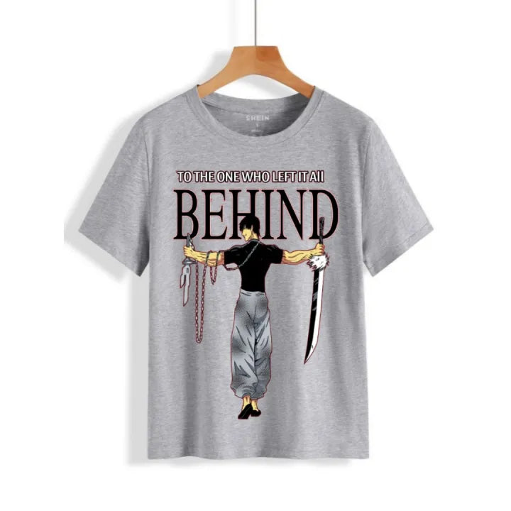 "To The One Who Left It All Behind" Graphic Anime T-Shirt β 100% Cotton - Kalla Safed