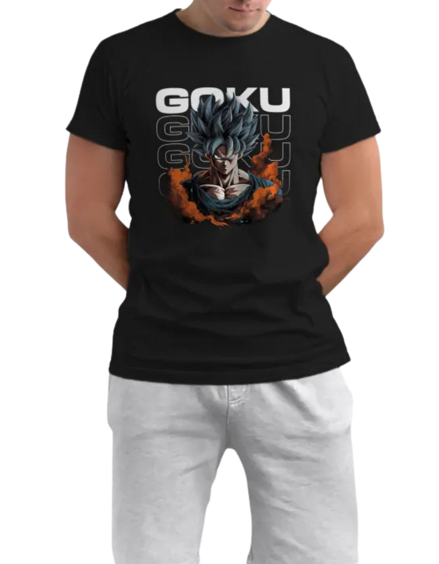 Goku Ultra Instinct Graphic T-Shirt β 100% Cotton | Dragon Ball Z Inspired - Kalla Safed