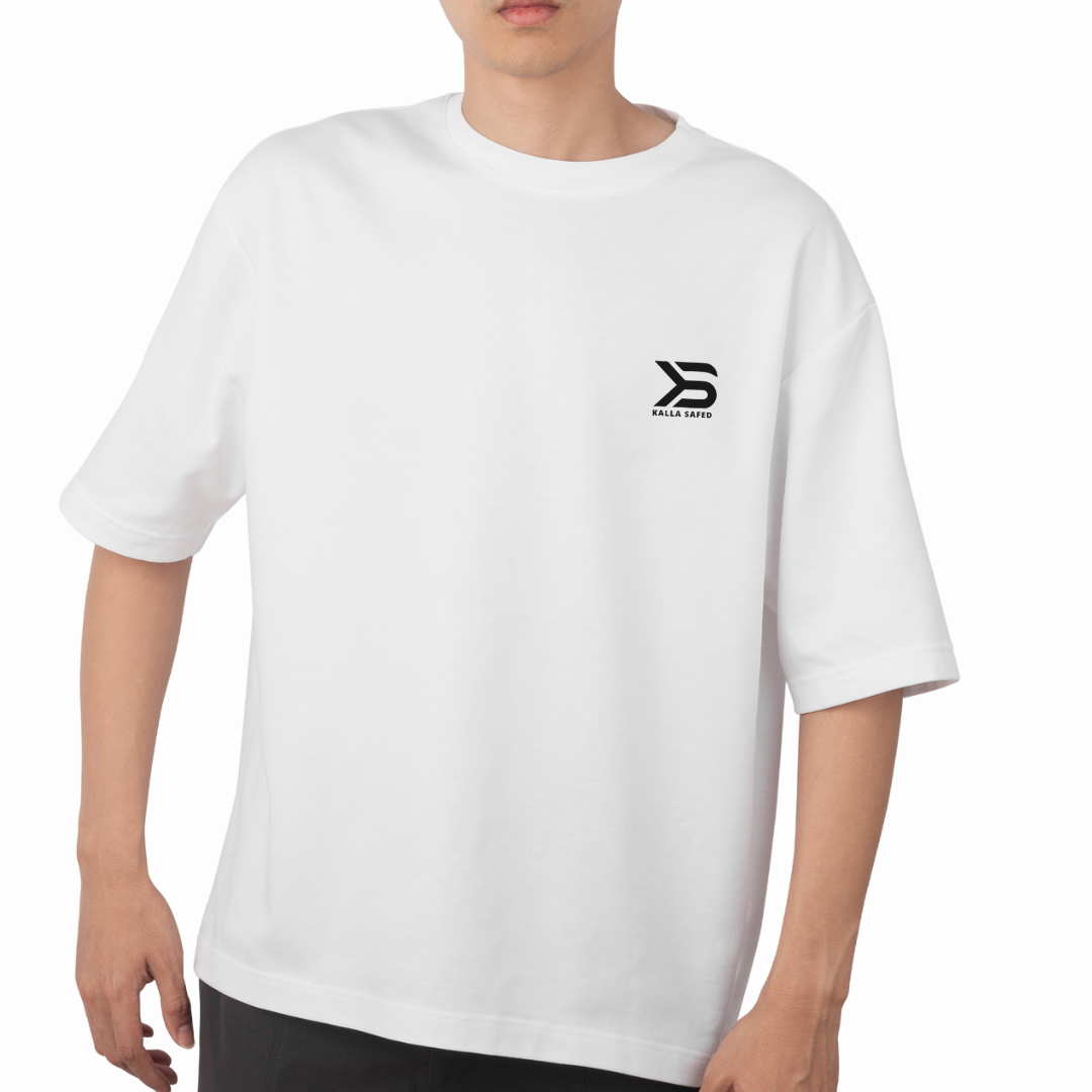 Kalla Safed Premium 100% Cotton T-Shirt β Minimal Logo Edition - Kalla Safed