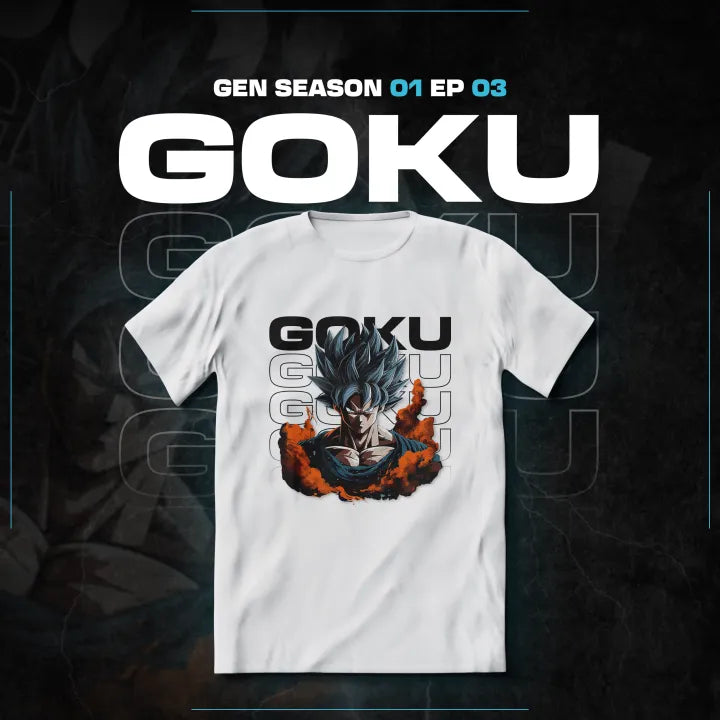 Goku Ultra Instinct Graphic T-Shirt β 100% Cotton | Dragon Ball Z Inspired - Kalla Safed
