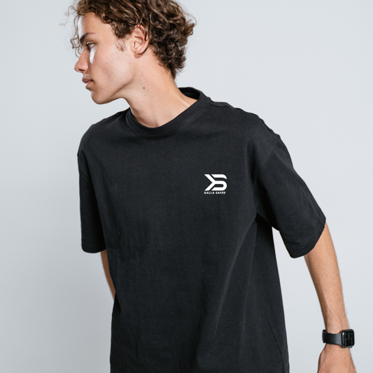Kalla Safed Premium 100% Cotton T-Shirt – Minimal Logo Edition - Kalla Safed