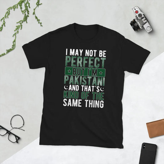 Proud Pakistani Quote T-Shirt - Grey | Patriotic Unisex Tee - Kalla Safed