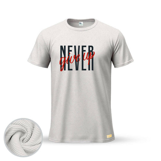 Never Give Up Classic T-Shirt – Soft. Cool. Built to Last. - Kalla Safed